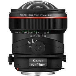 Canon TS-E 17mm f/4.0L - Import (Canon EF, Vollformat), Objektiv, Schwarz