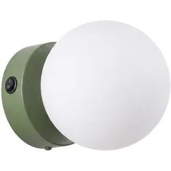 Sollux SL.2261 Wandleuchte YOLI 1 olivgrün mit Schalter