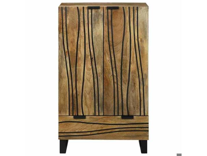 Marron Buffet & bahut contemporain，Buffet Marron 60 x 33 x 100 cm bois de manguier massif FR&5170