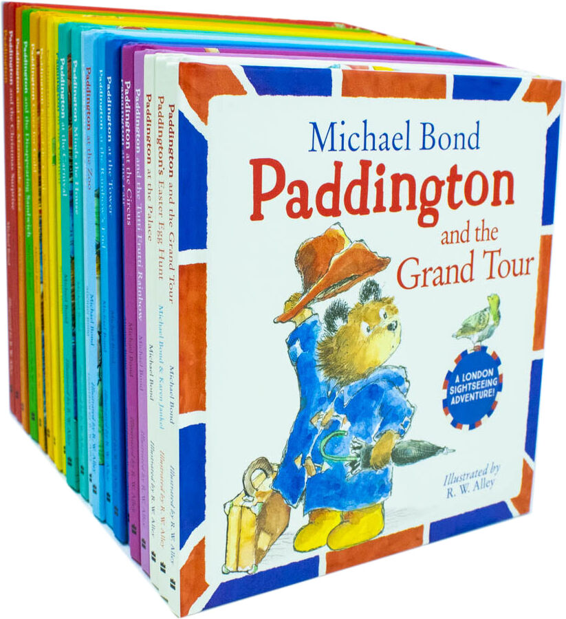 HarperCollins Children's Books Paddington Classic Story Collection by Michael Bond - 20 Paperback Books Box Set - Ages 3-7 - Includes Paddington and the Christmas Surprise, At