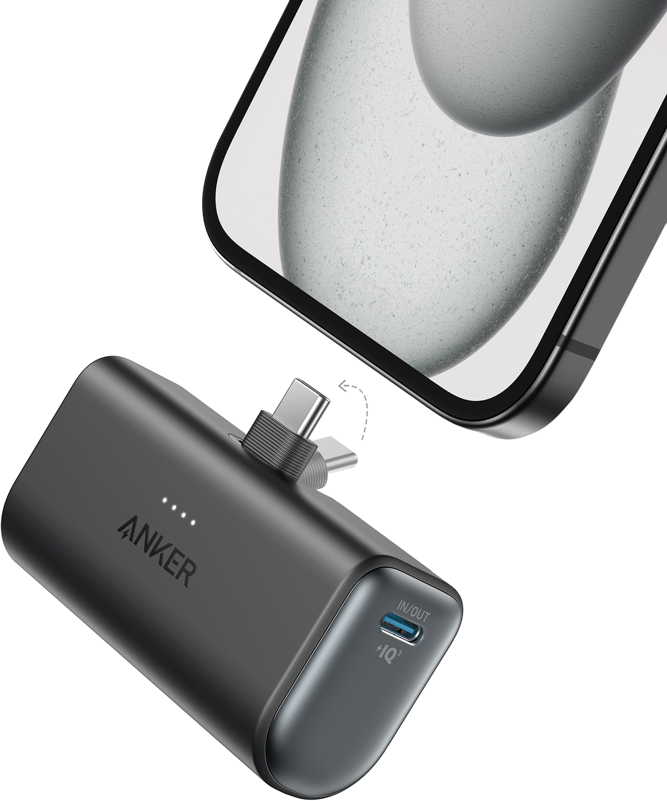 eufy Anker Nano Powerbank (22,5W, Integrierter USB-C Konnektor) Blue