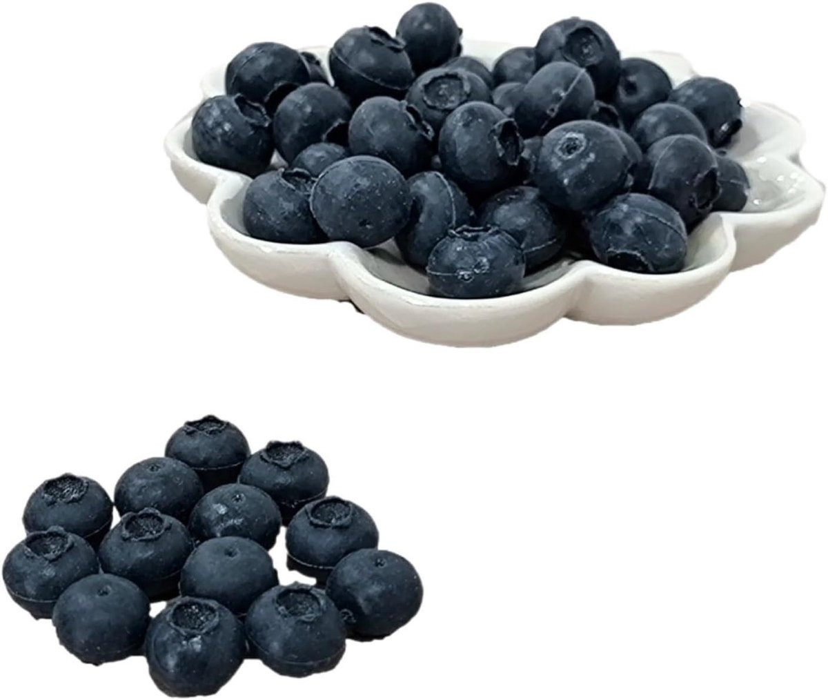 Nepfruit Blauwe Kunstbessen Decoratie - 50 stuks