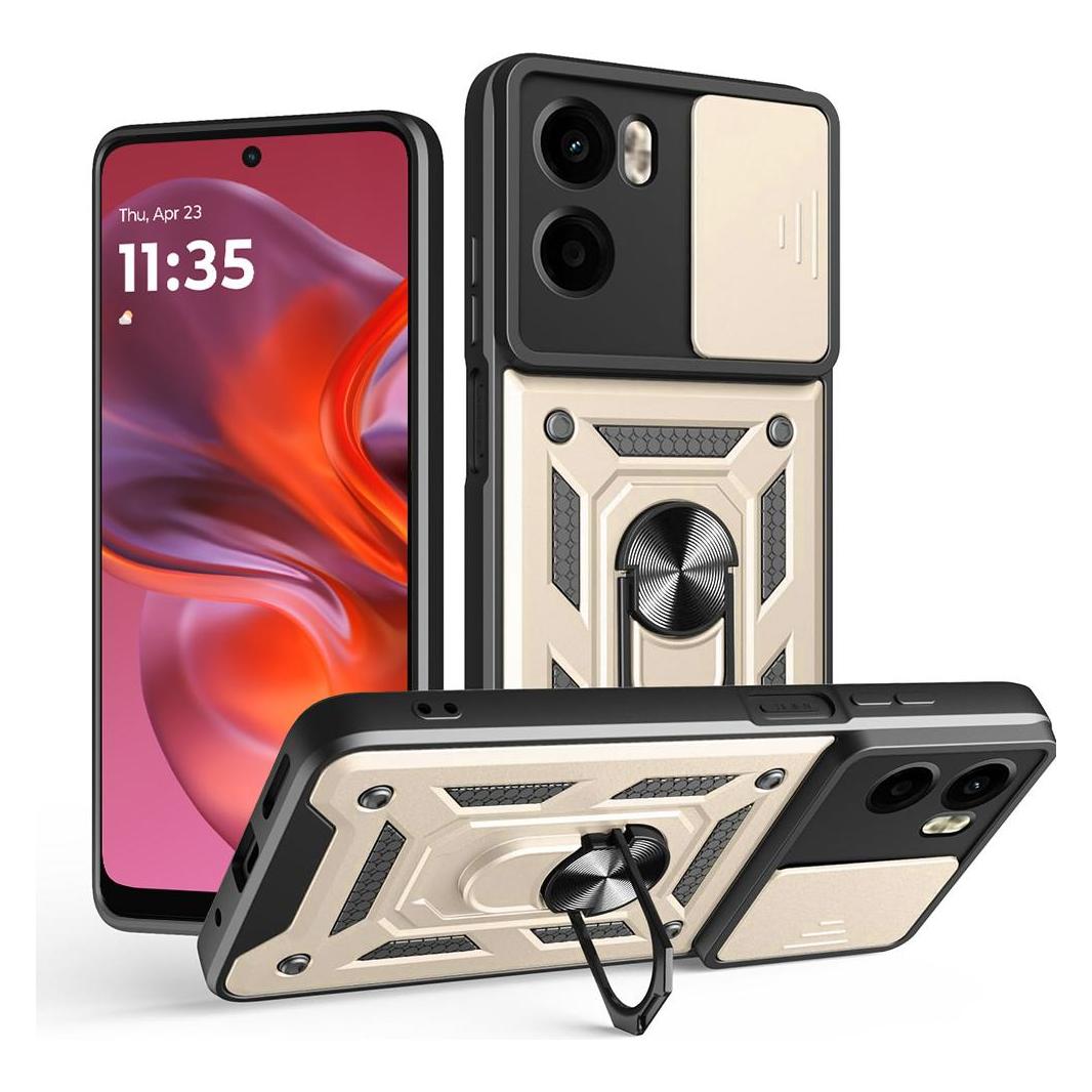 Techsuit - CamShield Series - Motorola Moto G05 / E15 - Gold (Motorola Moto G15, Motorola Moto G5) (59456966)