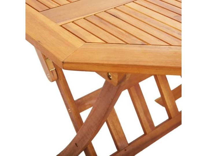 Elégant Table repas de jardin Brun - Table pliable de jardin 135x85x75cm - bois d'acacia massif PRO4809662039841