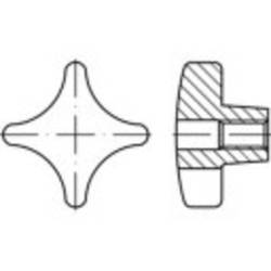 TOOLCRAFT Kreuzgriffe 6 mm Grauguß 138242 10 St. (Ø x L) 32 mm x 6 mm