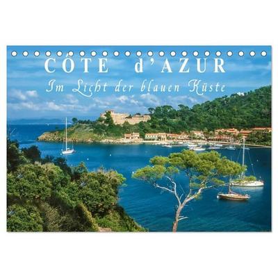 Cote d'Azur - Im Licht der blauen Küste (Tischkalender 2027 DIN A5 quer), CALVENDO Monatskalender