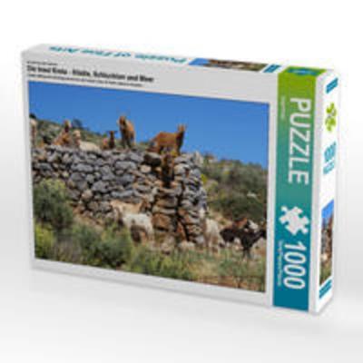 CALVENDO Puzzle Die Insel Kreta - Städte, Schluchten und Meer 1000 Teile Lege-Größe 64 x 48 cm Foto-Puzzle Bild von Anja Frost
