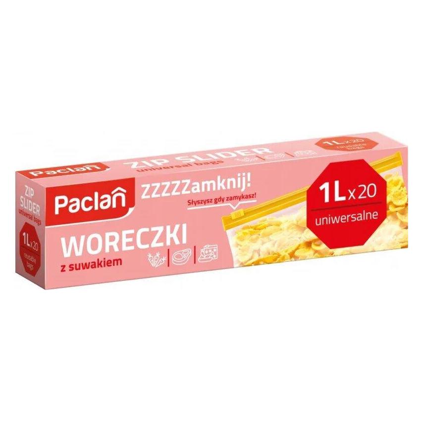 Paclan ZIP SLIDE UNIVERSAL BAGS 1LX20PCS 137110 (20x) (000101066359)