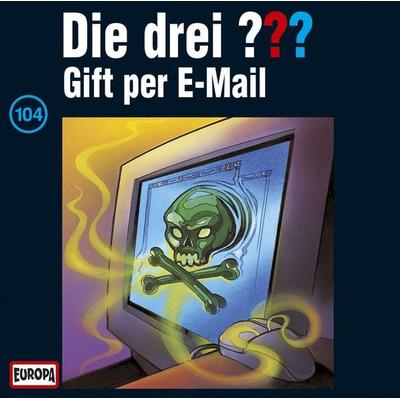 Die drei ??? (104) Gift per E-Mail - Alfred Hitchcock,Oliver Rohrbeck,Jens Wawrczeck, CD, 0743218754920