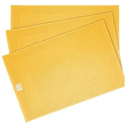 dyckhoff 3er-Pack Badematte »Nature« 50 x 80 cm gelb, 50 cm