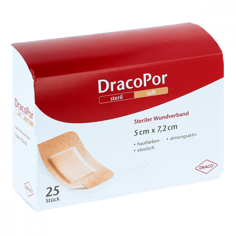 Dr. Ausbüttel GmbH & Co. KG Dracopor Wundverband 7,2x5cm steril hautfarben 06887731