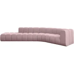 ECKSOFA modulares Sofa Tilmo-L1 - 399x194x70 cm Rosa