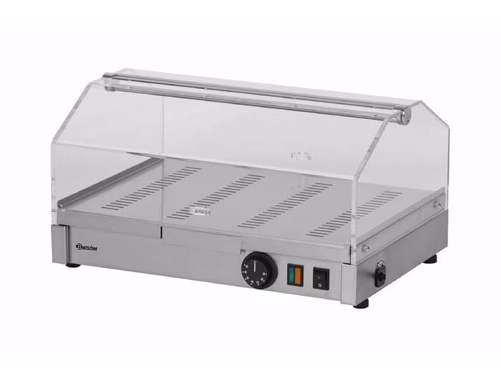 Bartscher Warmhaltevitrine, 1 Ebene Warmhaltevitrine – Gastro Inventar/Gastro Einrichtungen – grau
