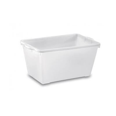 Rechteckige, stapelbare Box, 70 x 45 x 40 cm, Innenmaße 56 x 38 cm, 90 l, 3er-Pack, 250P2 Giganplast