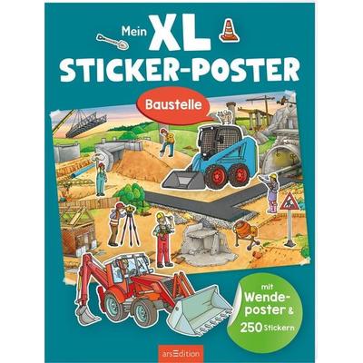 Mein XL Sticker-Poster Baustelle, Taschenbuch von , arsedition, 978-3-8458-5759-6