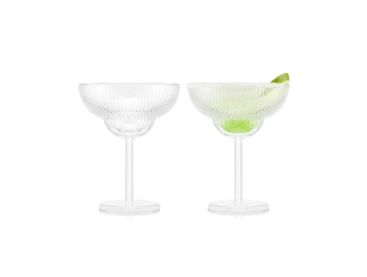 Whiskyglas BODUM Margarita 2er Set Transparent, 0,3 l , transparent, B:13cm H:16,5cm, Glas, Silikon, Trinkgefässe, Whiskyglas
