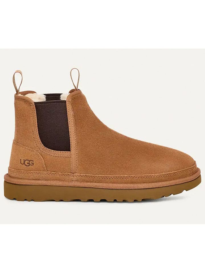 UGG Leder-Chelsea-Boots "Neumel" in Hellbraun - 43