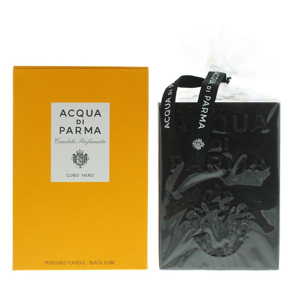 Acqua di Parma Zwarte Kube Amber Geurkaars 1000g