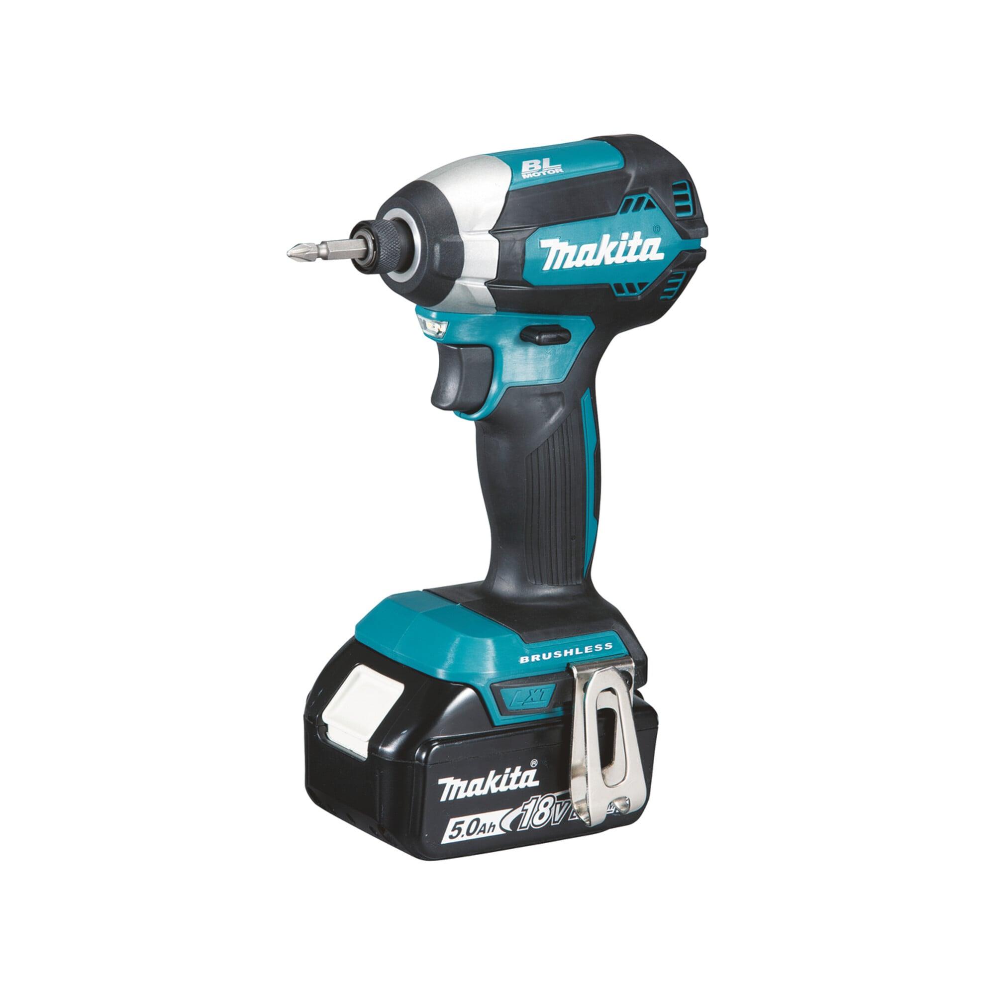 Makita DTD153RTJ Akku-Schlagschrauber 18V 5 Ah bürstenloser EC-Motor LED-Licht)