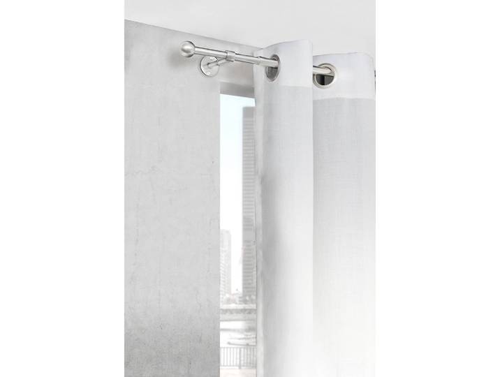 Tringle à rideau 2en1 extensible 120cm Argenté Extensible de 120 à 210 cm
