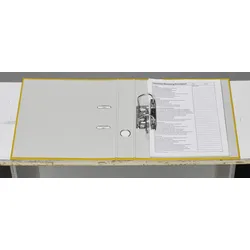 DONAU Ordner Rückenbreite 5 cm DIN A4 Karton gelb