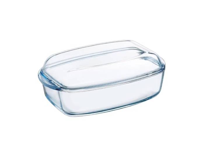 Pyrex - 466a000/6343 – Kochtopf, rechteckig, aus Glas, 6,5 l, transparent