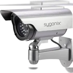 Sygonix SY-3420674 Kamera-Attrappe mit Solarmodul, mit blinkender LED