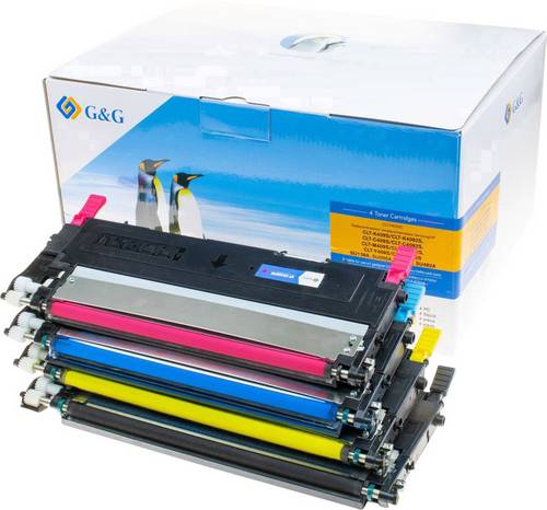 G&G Toner ersetzt Samsung CLT-P4092C, CLT-K4092S, CLT-C4092S, CLT-M4092S, CLT-Y4092S Kompatibel Kombi-Pack Schwarz, Cyan, Magenta