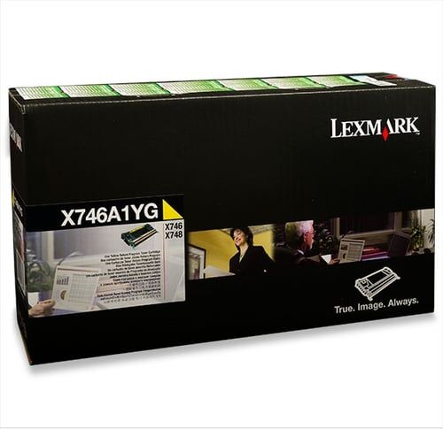 Lexmark X746A1YG toner Amarillo