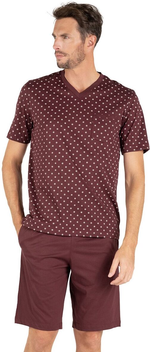 EMINENCE Pyjashort en coton mercerisé et motif haut