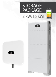 Huawei 8 kW Wechselrichter + 15 kWh LUNA Paket