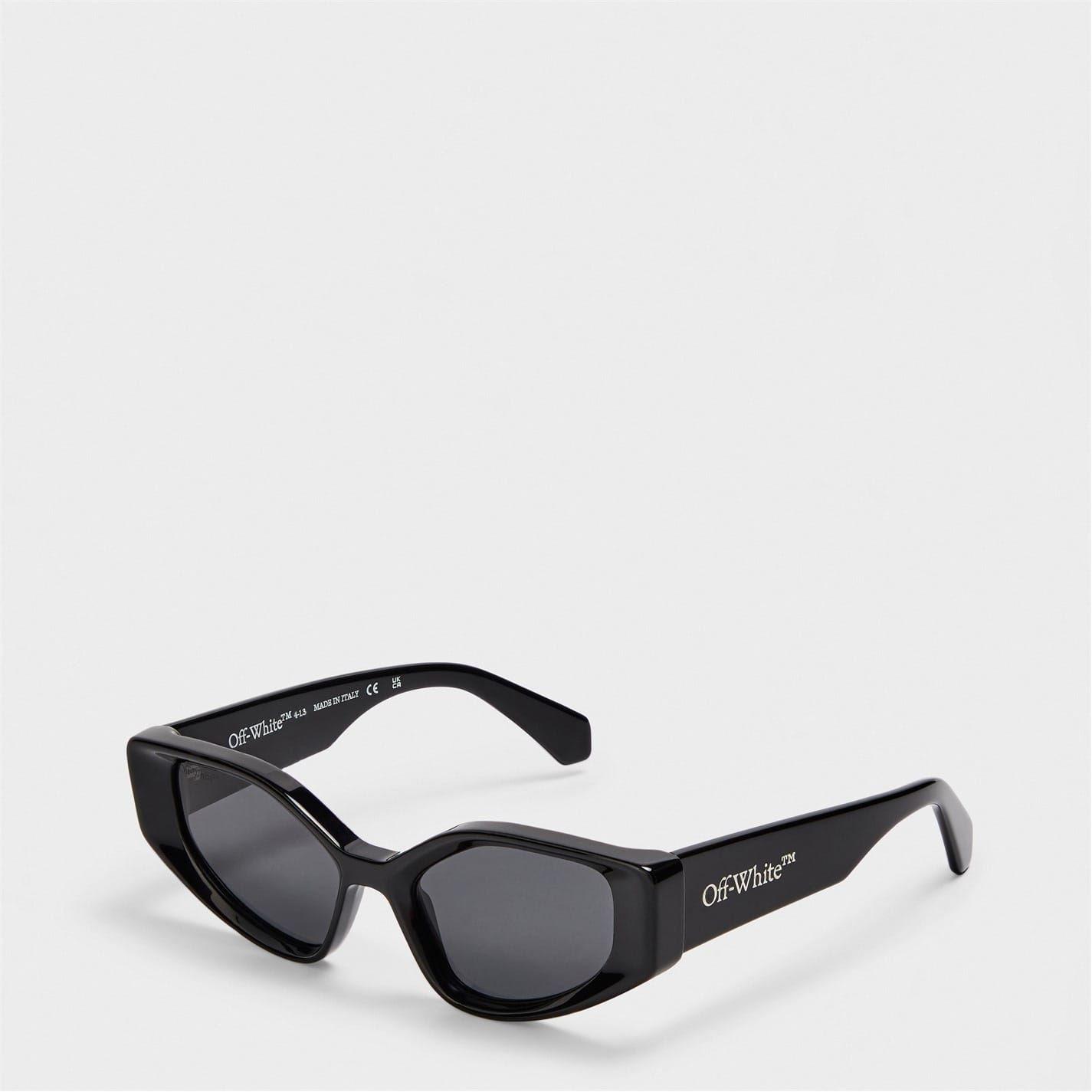 Accessoires Off White Memphis Square Volle Rand Zonnebril in Zwart/Dark Grey