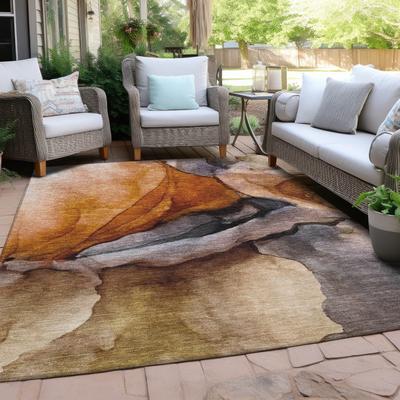 Addison Rugs Machine Washable Indoor/Outdoor Abstract Kelly Chantille Rug