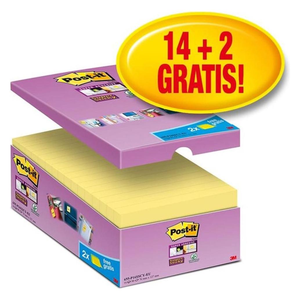 Post-it Super Sticky (127 x 76 mm) (65516SYP)