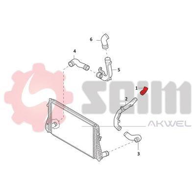 SEIM Ladeluftschlauch 981963 für VW