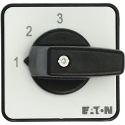 Eaton 021524 Stufenschalter, T3, 32 A, Einbau, 5 Baueinheit(en), Kontakte: 9, 45 °, rastend, ohne 0-Stellung, 1-3, Abwicklungs Nr. 8270 T3-5-8270/E