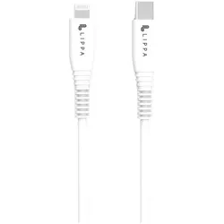 Lippa USB-C til MFi kabel 2m Hvid (2 m), USB Kabel