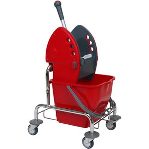 Meiko Reinigungswagen CR, Einfachfahrwagen, mit Presse & Eimer 15 Liter