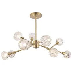 Rabalux 5395 Pendelleuchte Kassia 9x5W | G9 | IP20 - gold