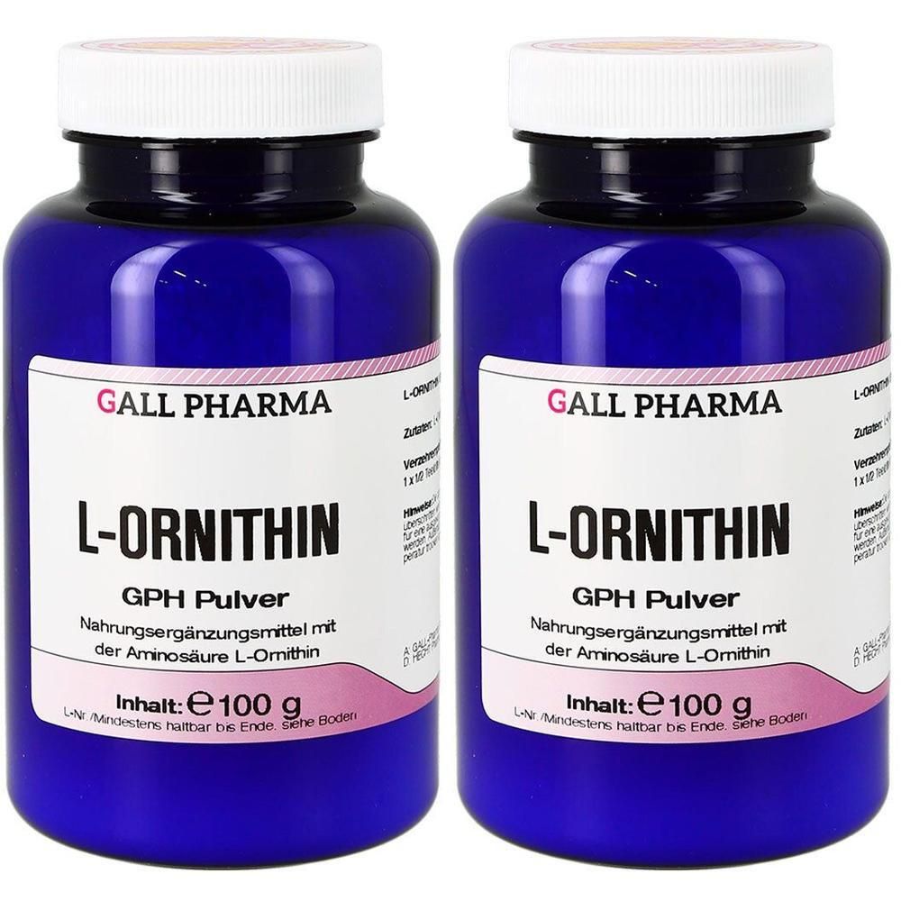 L-Ornithin Pulver 2x 2x100 g
