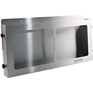 Franz-Mensch Handschuhspender Quattro, für 4 Boxen Einmalhandschuhe, Edelstahl, silber