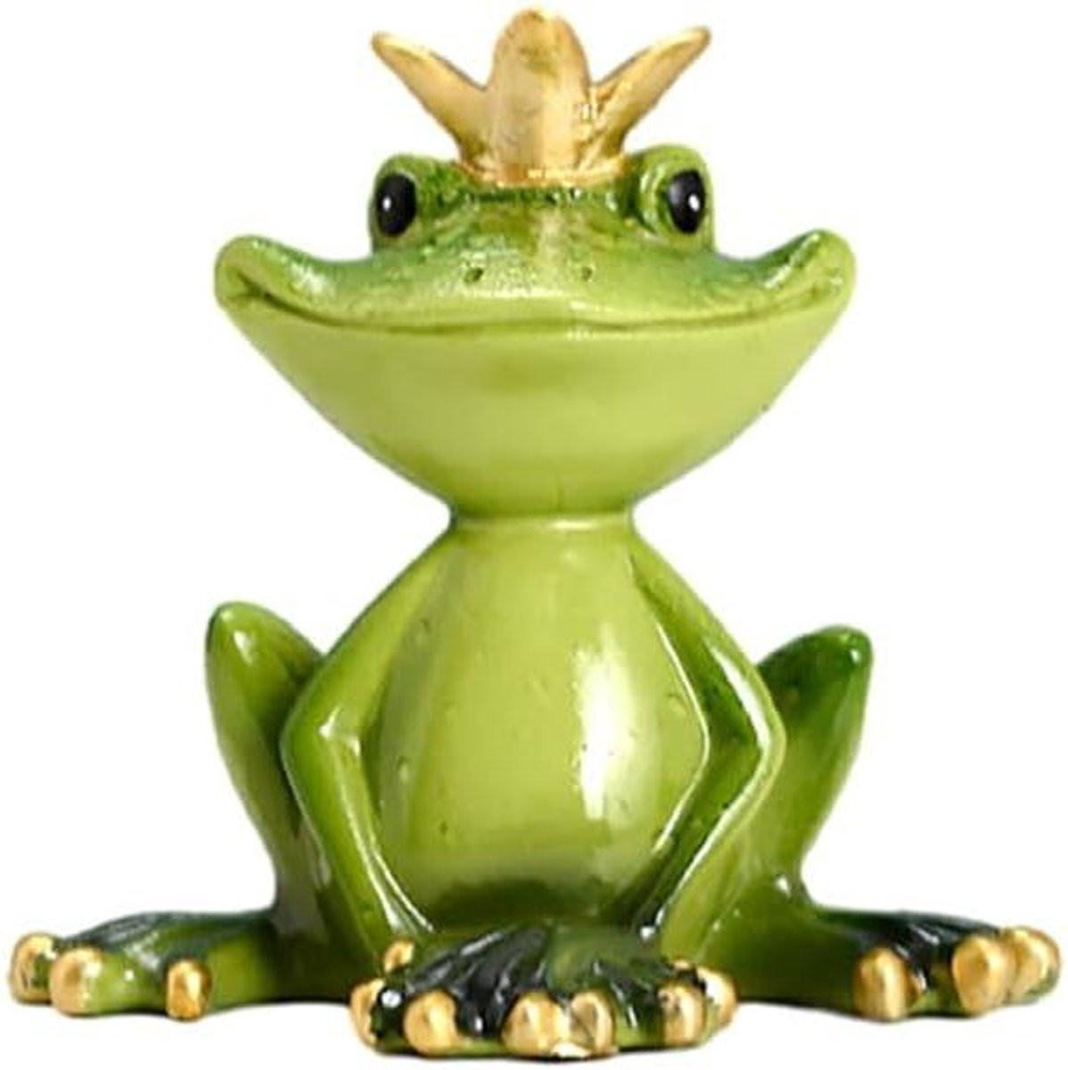 Decoratieve Kikker Beeldje Ornament Groen