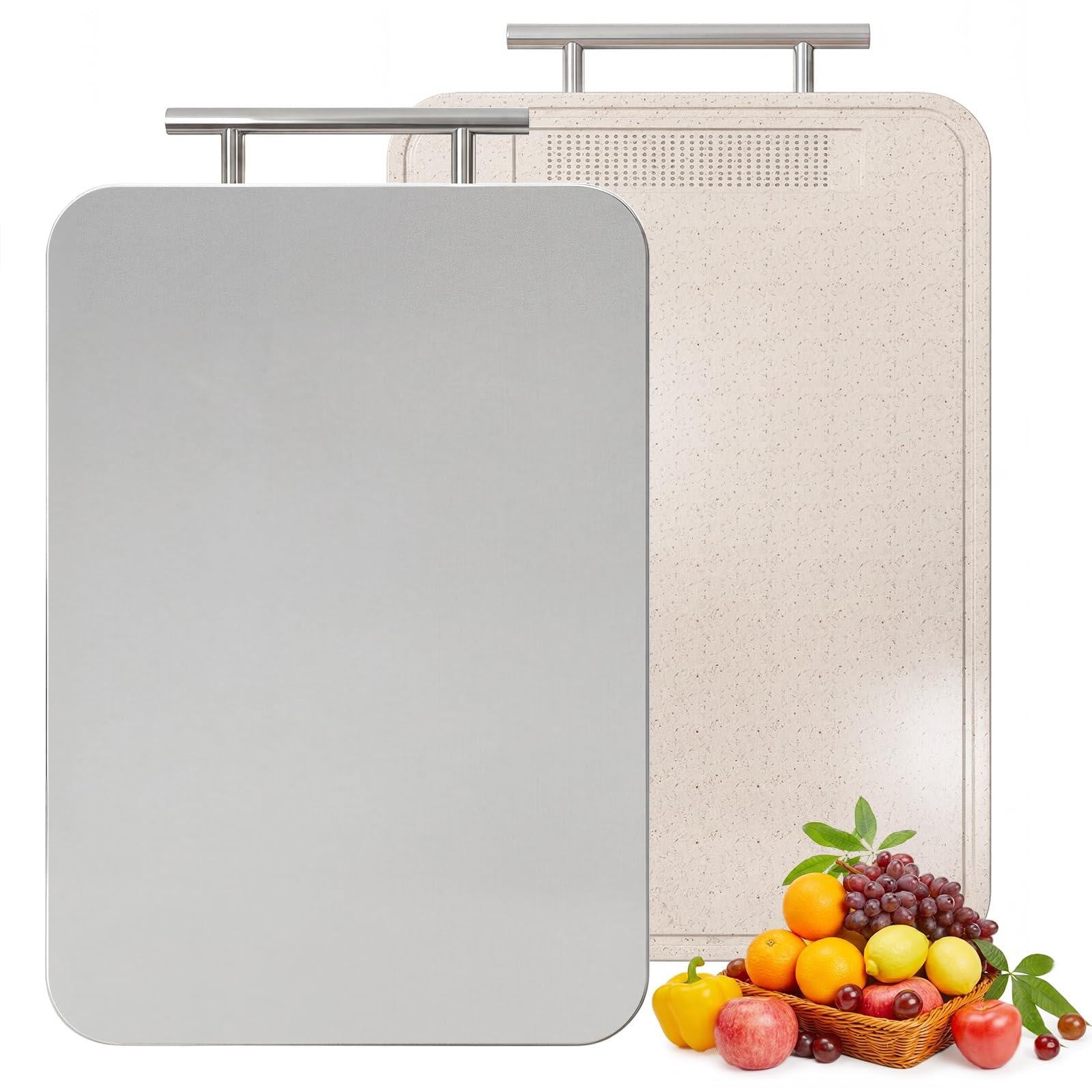 Dripio 2-in-1 Titan snijplank, dubbelzijdig, BPA-vrij, 36 x 25 cm