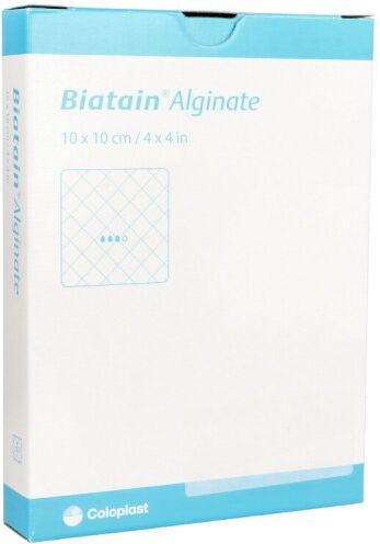 Biatain Alginate Kompressen 10x10 cm 10stk