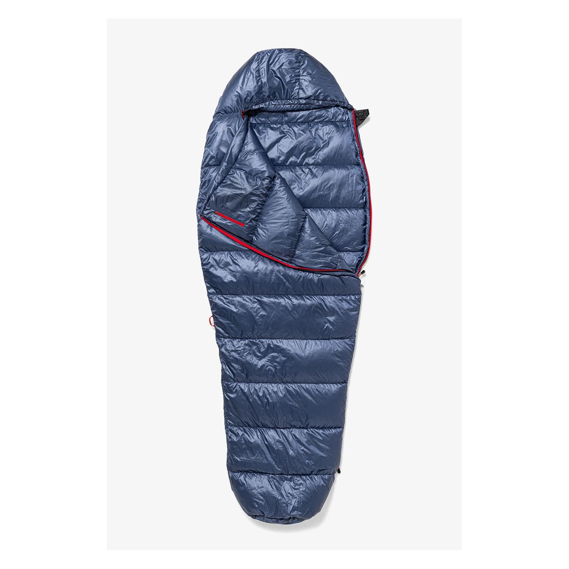 Śpiwór puchowy Małachowski Tourist 250 M LZ (165-176 cm) - navy (176 cm) (614333)