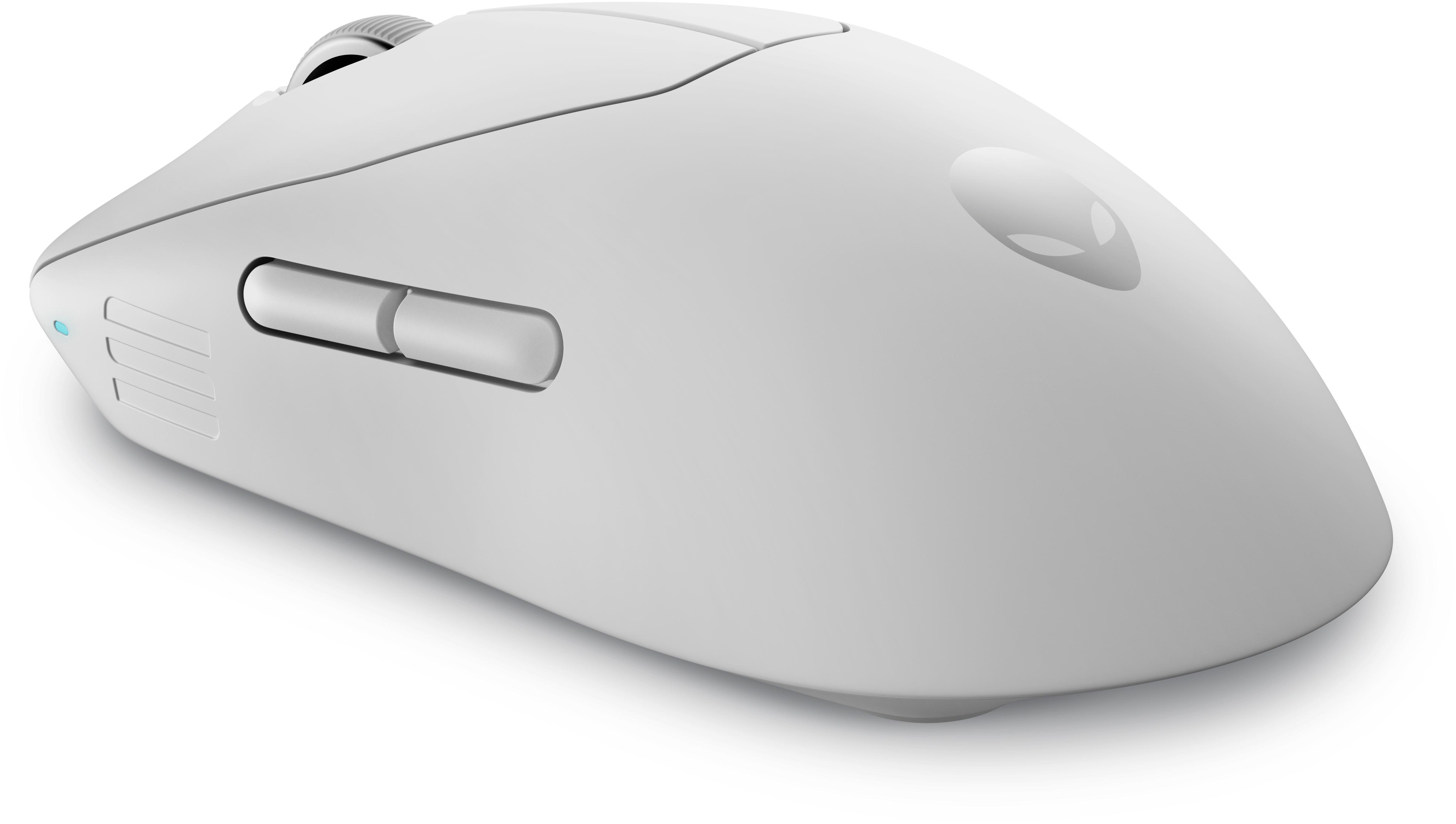 Dell Alienware Pro Wireless Gaming Maus - 26.000 DPI, 4K Wireless / 8K kabelgebunden, Lunar Light