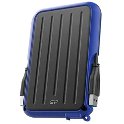 Silicon Power Armor A66 - Festplatte - 1 TB - extern (tragbar) (1 TB), Externe Festplatte, Blau