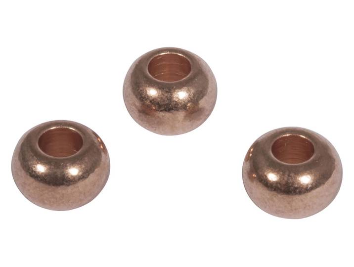 Rayher Metall-Perlen ⌀ 6 mm 6 Stück