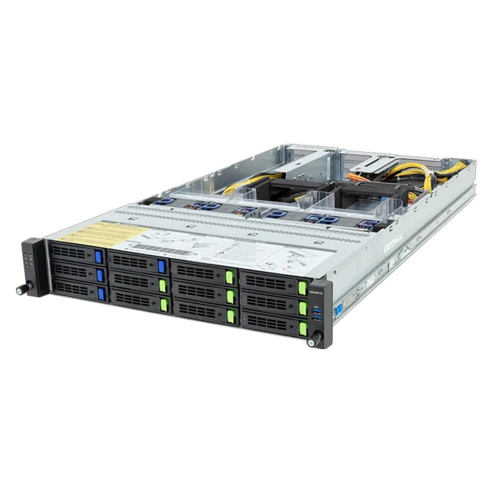 Gigabyte Barebone R283-ZF0-AAL1 (Rev. 3.x) Rack Server 2U Dual Sockel SP5 6NR283ZF0DR000ACL1 (6NR283ZF0DR000ACL1)