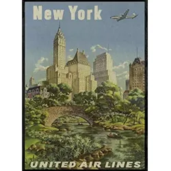 POSTER Amerika New York A3 Rahmenlos
